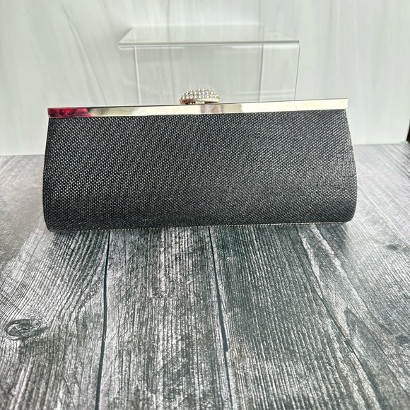 Black and Crystal Clutch - Picture 5 of 5